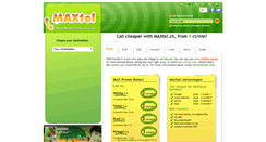 Desktop Screenshot of maxtel.ch